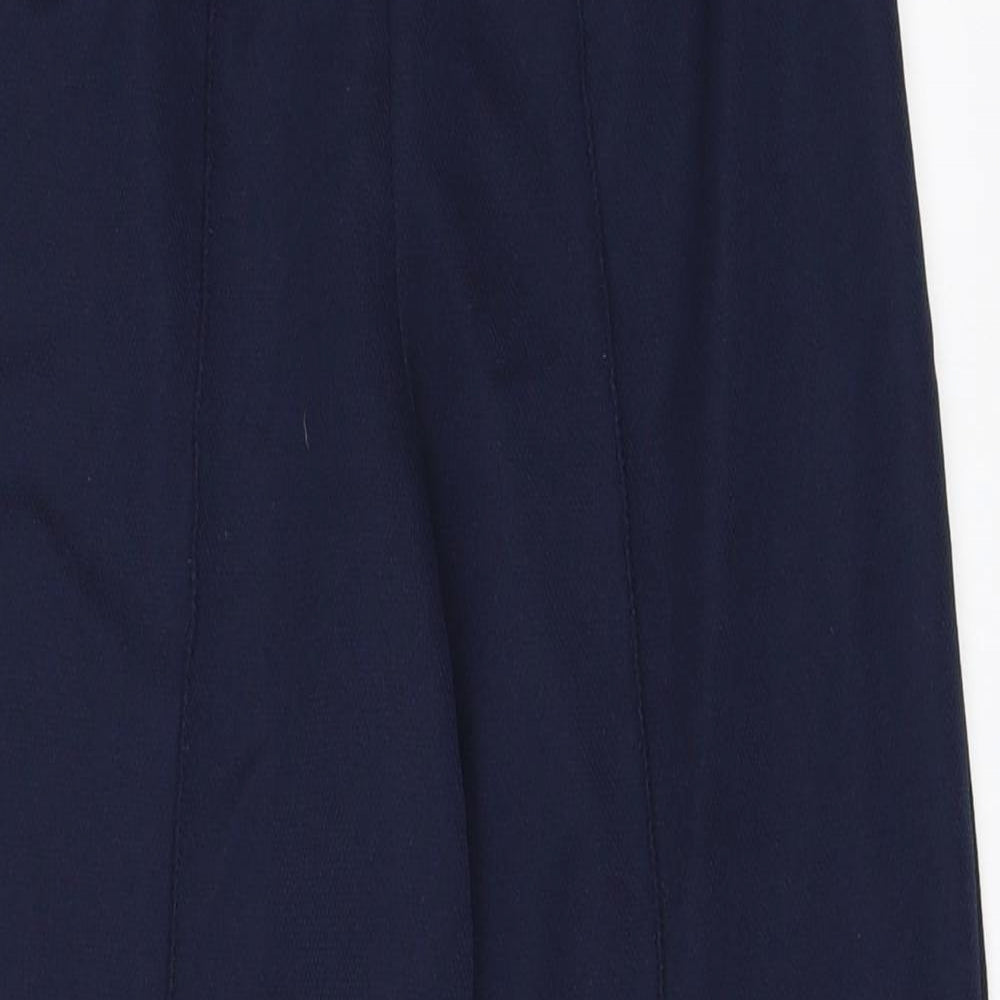 Slimma Womens Blue   Trousers  Size 10 L24 in