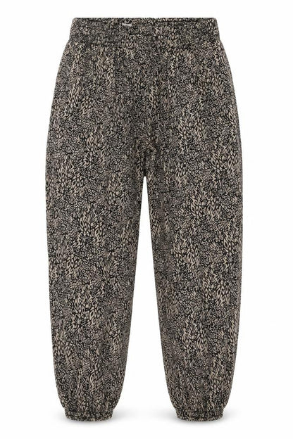 Villa Womens Beige Animal Print  Jogger Trousers Size M L26 in