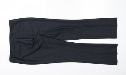 Back view of Tahari women’s blue trousers, size UK 8, 30-inch leg