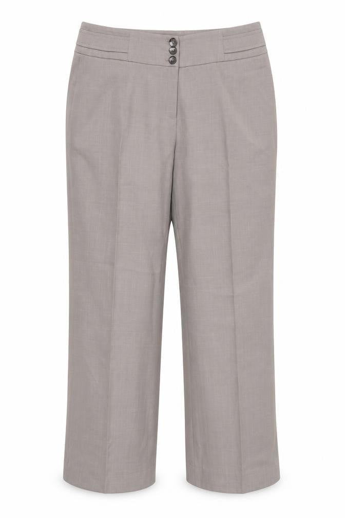 Debenhams Womens Beige  Rayon Trousers  Size 16 L27 in