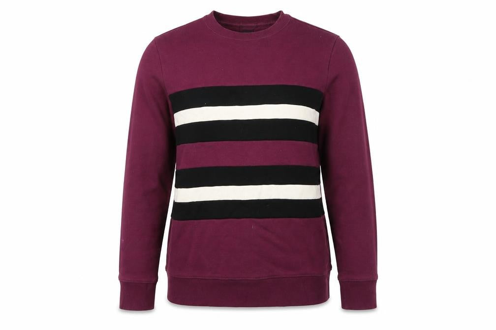 H&M Womens Purple Striped  Pullover Jumper Size XS