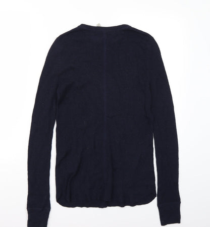 Back view of Soyer men’s blue jumper, size S