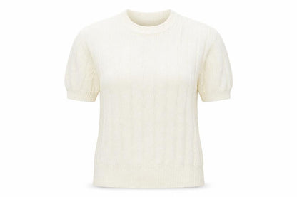 Isle Womens White   Basic T-Shirt Size M