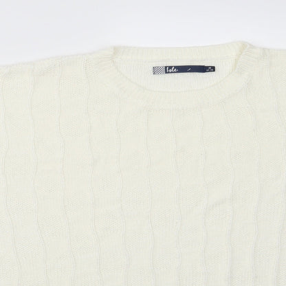 Isle Womens White   Basic T-Shirt Size M