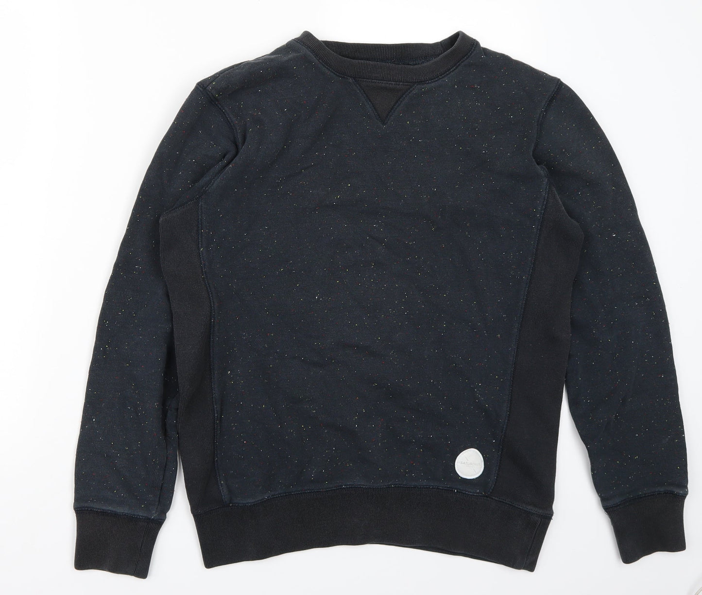 Saturdays Womens Black   Pullover Jumper Size M
