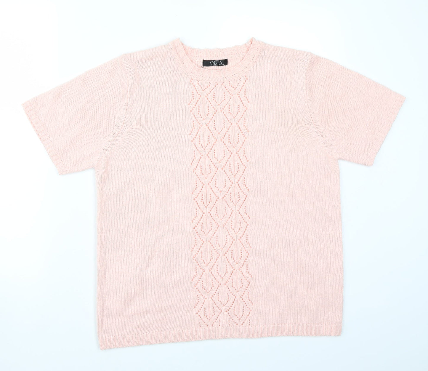 BM Womens Pink   Basic T-Shirt Size M