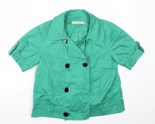 VERO MODA Womens Green   Jacket Coat Size L