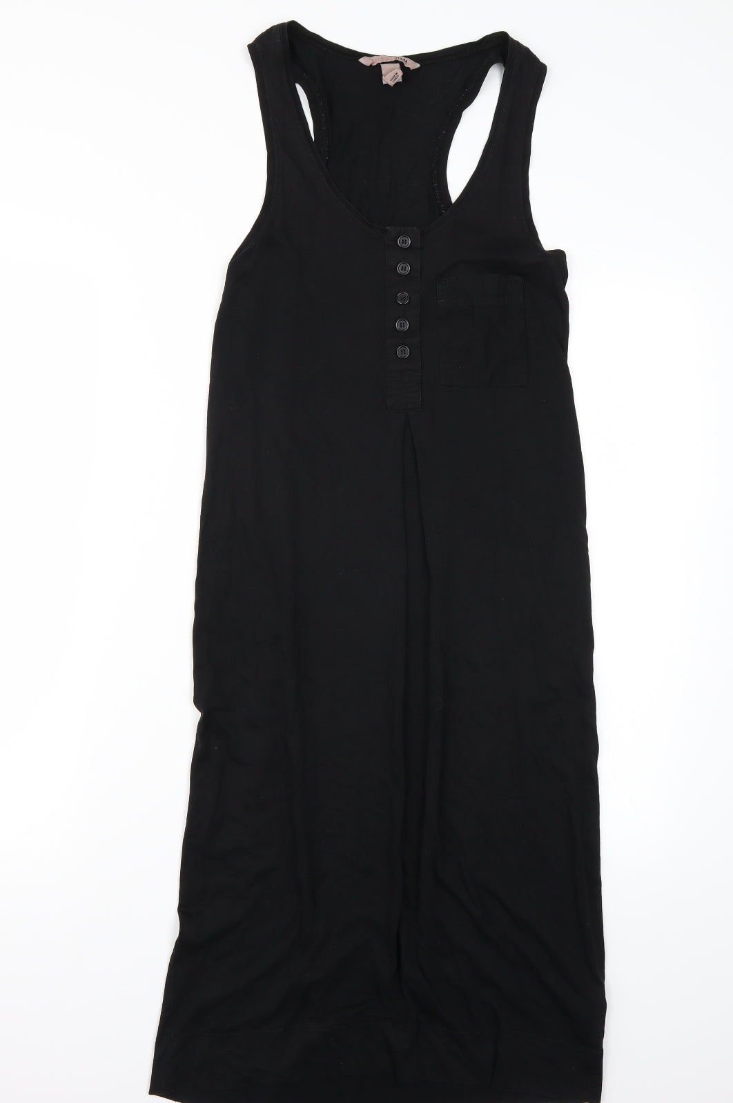 H&M Womens Black  Rayon A-Line  Size 6