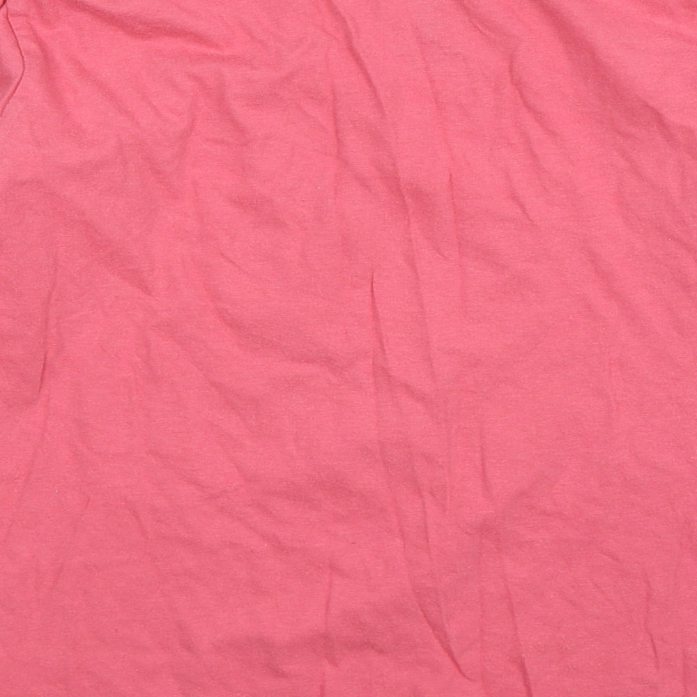 Disney Womens Pink   Basic T-Shirt Size 8