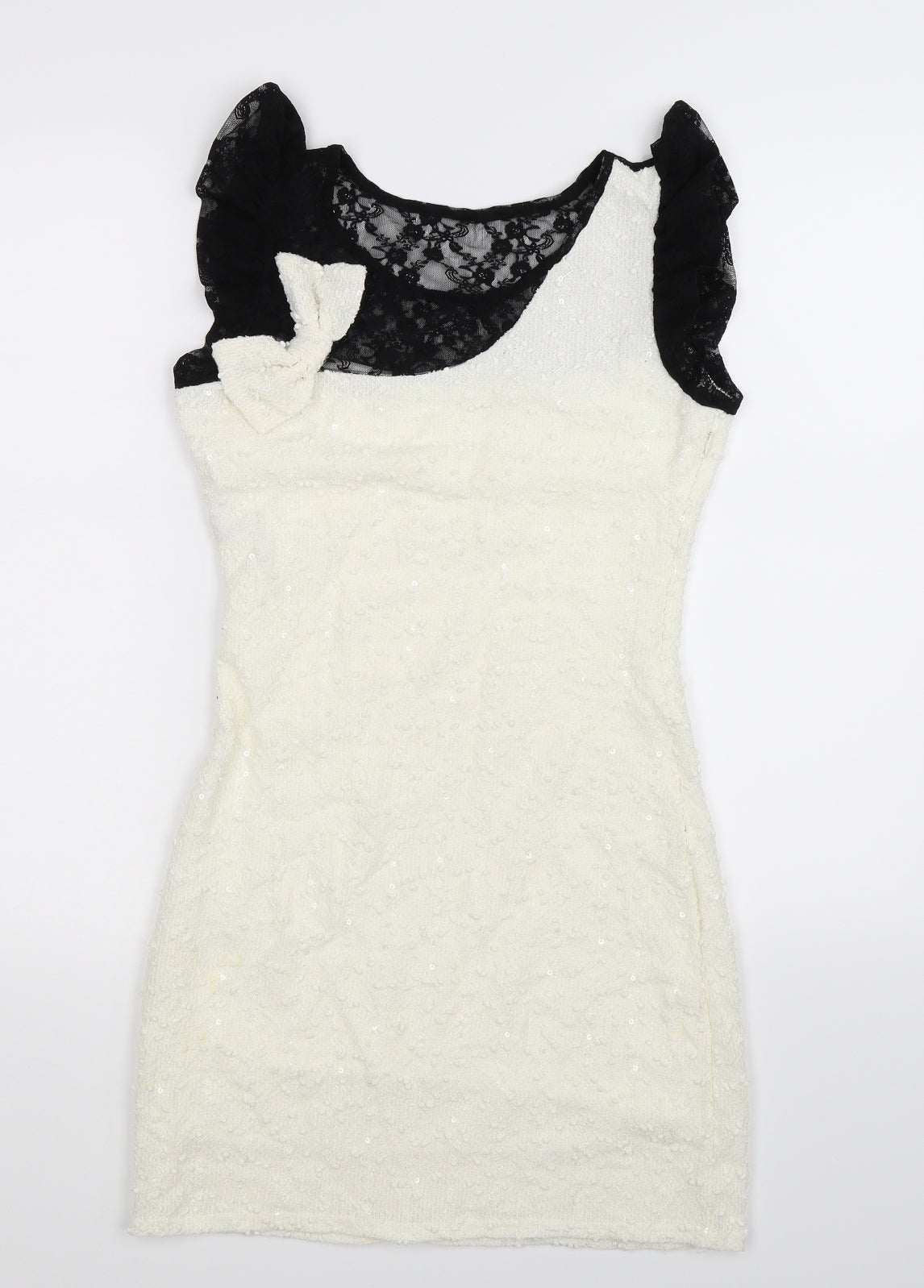Preworn Womens White   Bodycon  Size S
