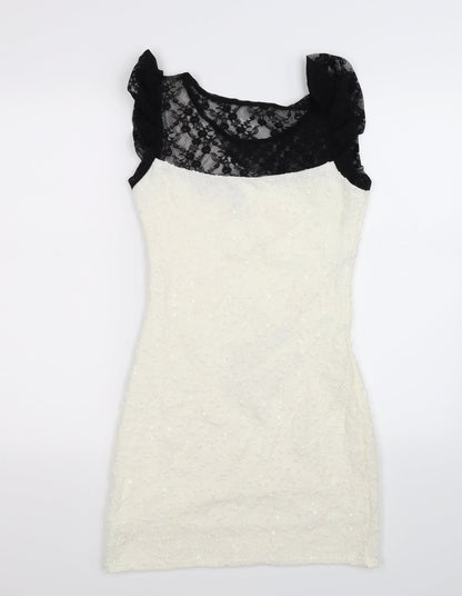 Womens White   Bodycon  Size S
