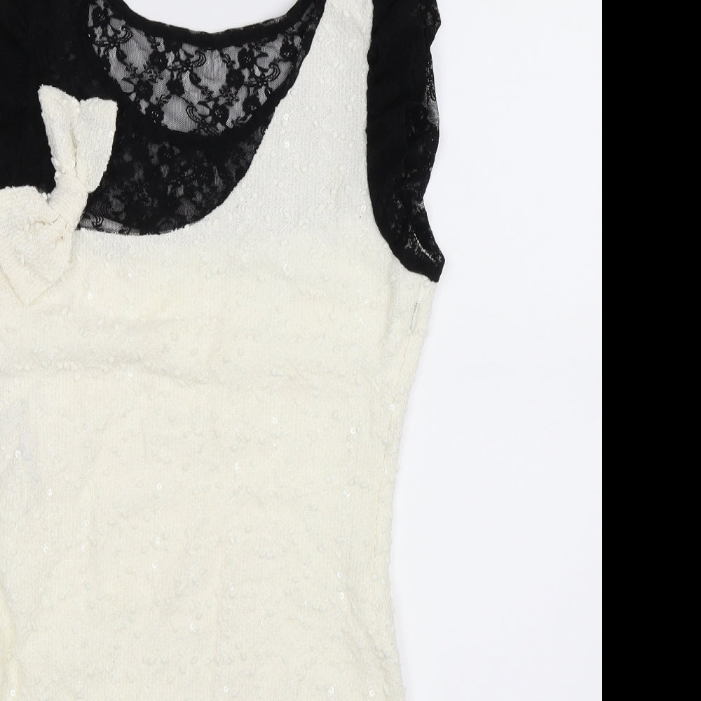 Preworn Womens White   Bodycon  Size S