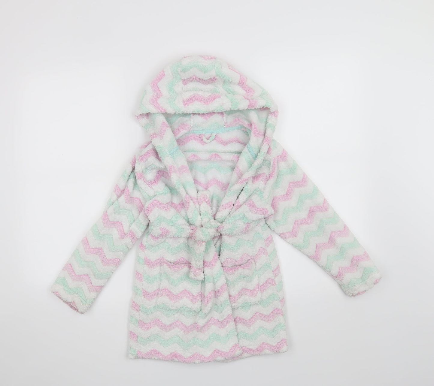 Matalan Girls Blue Solid  Top Robe Size 6 Years
