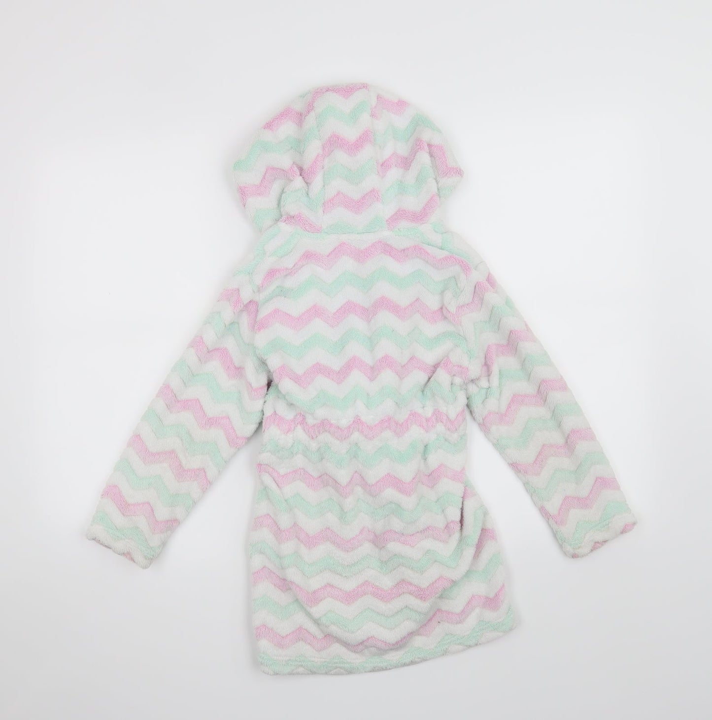 Matalan Girls Blue Solid  Top Robe Size 6 Years