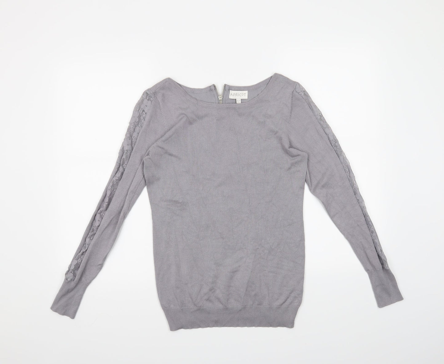 Apricot Womens Grey   Pullover Jumper Size 14