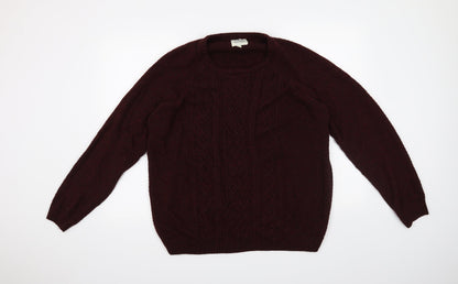 Additional front view of Easy men’s red jumper, size XL