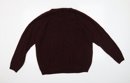 Back view of Easy men’s red jumper, size XL