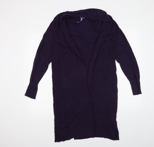 BHS Womens Purple   Cardigan Jumper Size 14