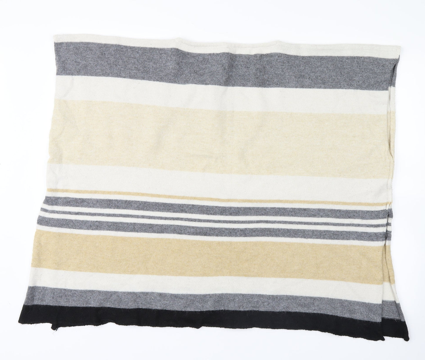 Marks and Spencer Womens Yellow Striped  Pullover Jumper One Size
