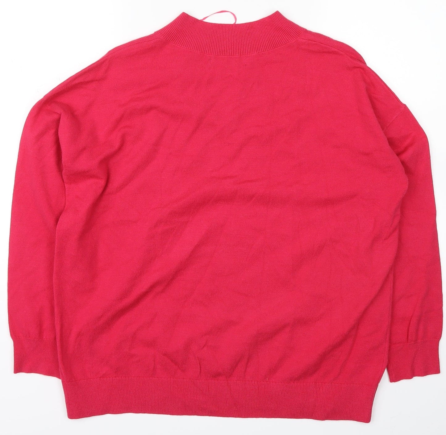 Marks and Spencer Womens Pink   Pullover Sweatshirt Size M
