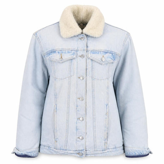 New Look Womens Blue  Denim Jacket  Size 8