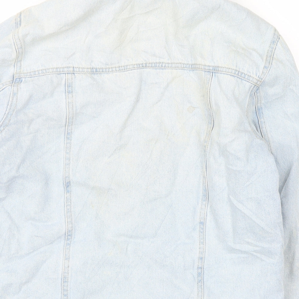 New Look Womens Blue  Denim Jacket  Size 8