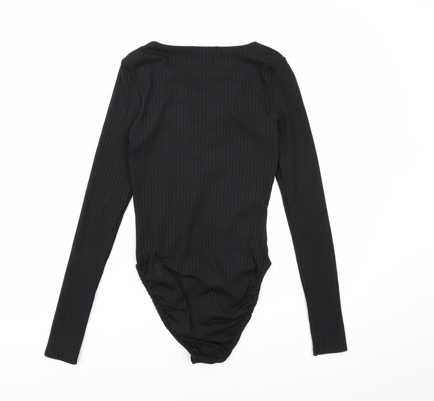 Missguided Womens Black   Bodysuit One-Piece Size 8