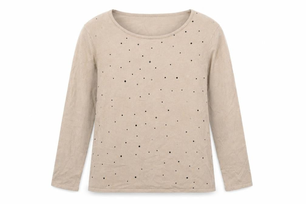 Casamia Womens Brown Knit Pullover Jumper Size M