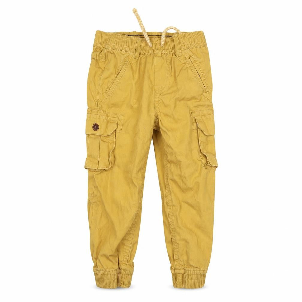 Mothercare Boys Yellow   Cargo Trousers Size 2 Years