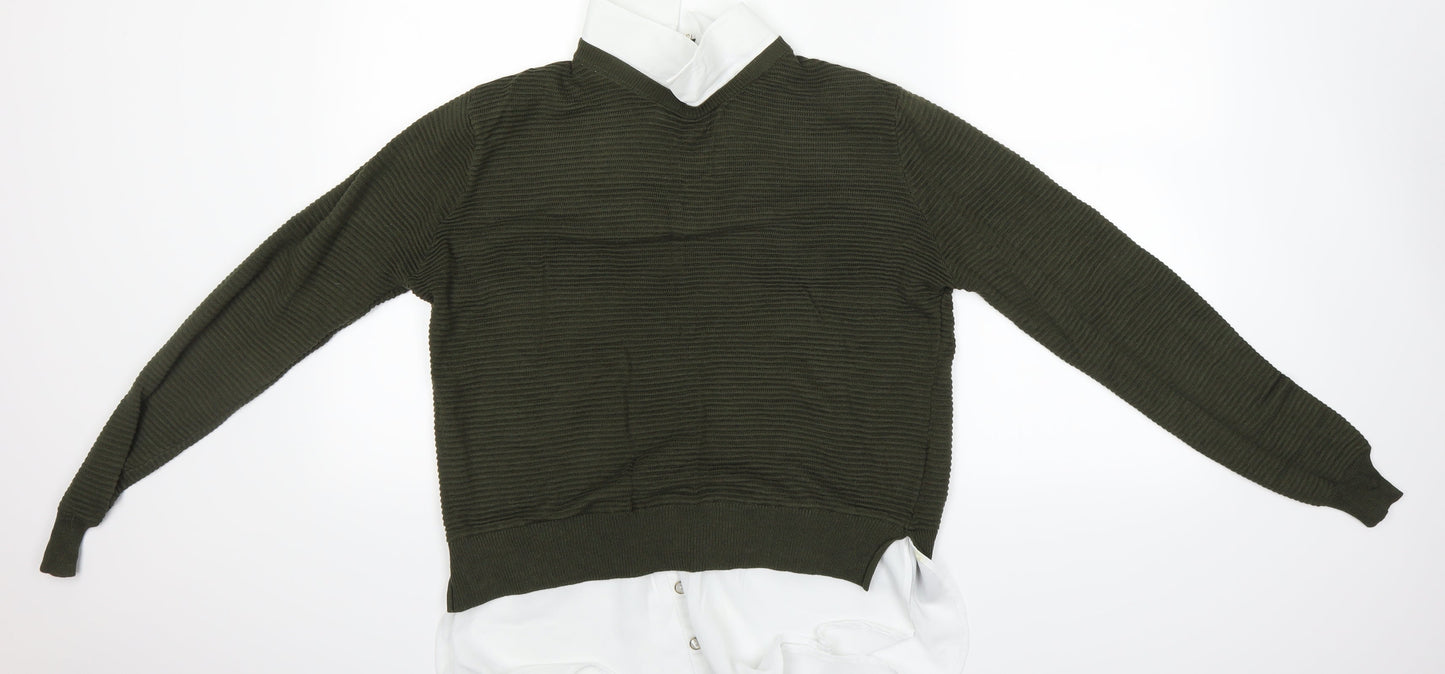 Primark Womens Green    Jumper Size 8
