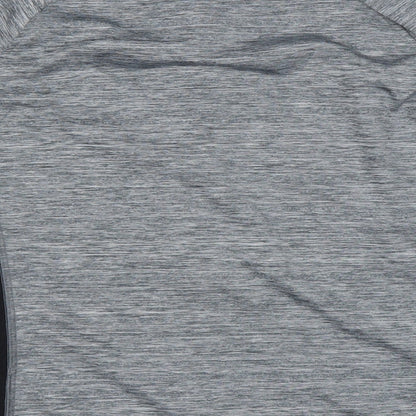 Brand and care label for Tu women’s grey full zip jumper, size UK 12