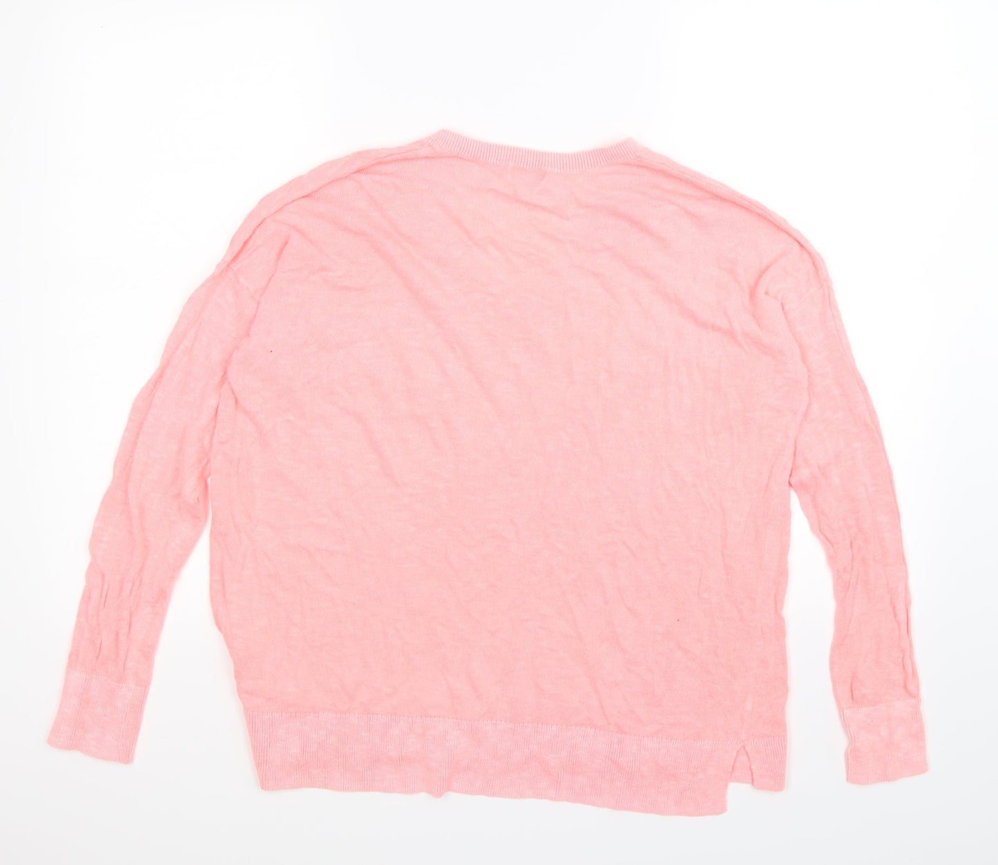 Gap Womens Pink  Knit Pullover Jumper Size M  - neon