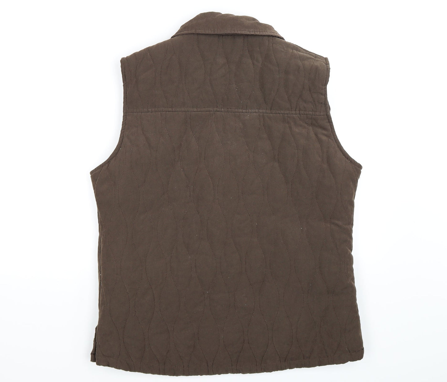 tayberry Womens Brown   Gilet Coat Size M