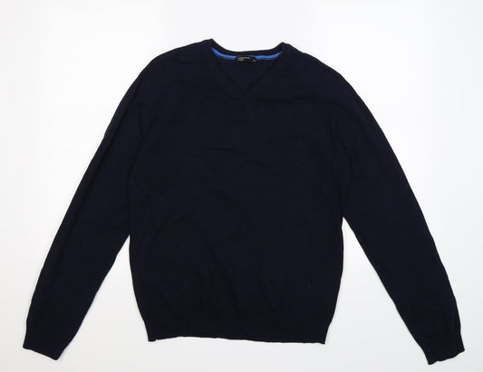cedarwood Mens Beige  Knit Pullover Jumper Size L
