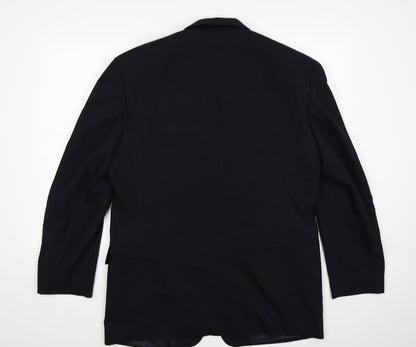 Back view of Austin Reed men’s blue jacket suit jacket, size 42