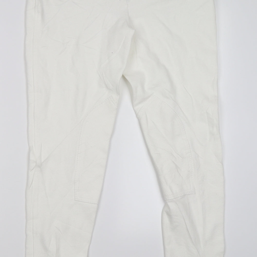Gallop Womens White   Jegging Leggings Size L L30 in - Jodhpurs