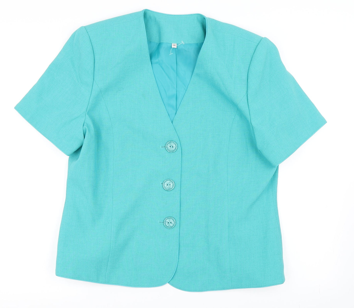 EWM Womens Blue   Jacket Blazer Size 14