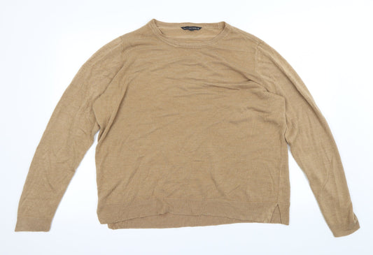 Love knitwear Womens Brown   Pullover Jumper Size 20