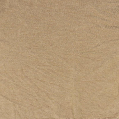Brand and care label for Love Knitwear women’s brown jumper, size UK 20
