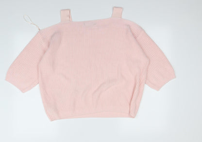 Marks & Spencer Womens Pink   Pullover Jumper Size L