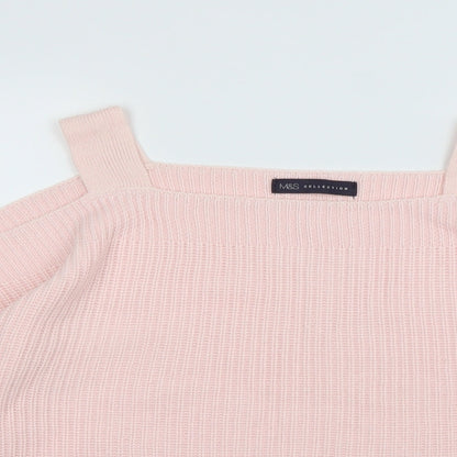 Marks & Spencer Womens Pink   Pullover Jumper Size L