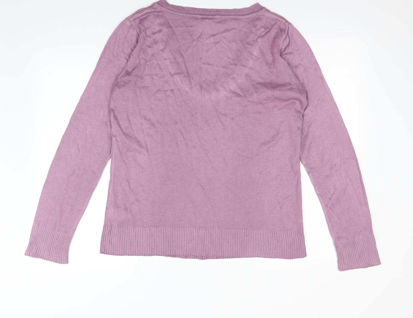 AJC Womens Purple   Pullover Sweatshirt Size 14