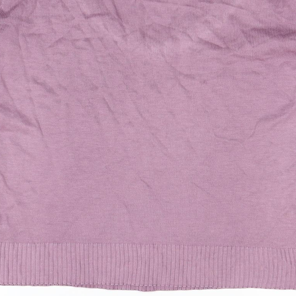 AJC Womens Purple   Pullover Sweatshirt Size 14