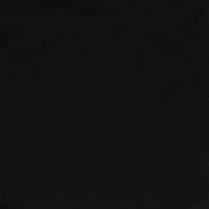 Brand and care label for Classics women’s black jumper, size L