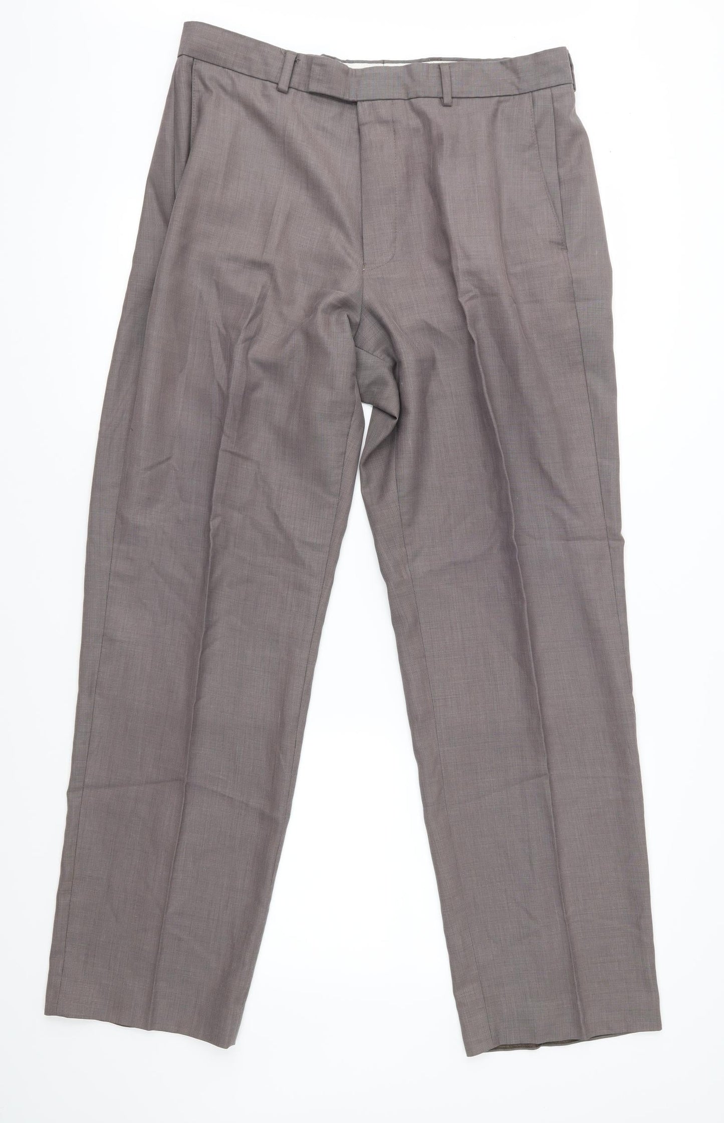 Preworn Womens Grey   Trousers  Size 32 in L28 in