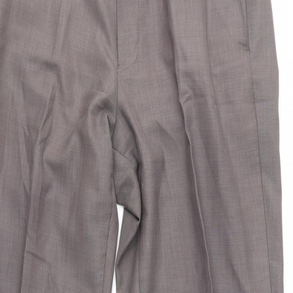 Preworn Womens Grey   Trousers  Size 32 in L28 in