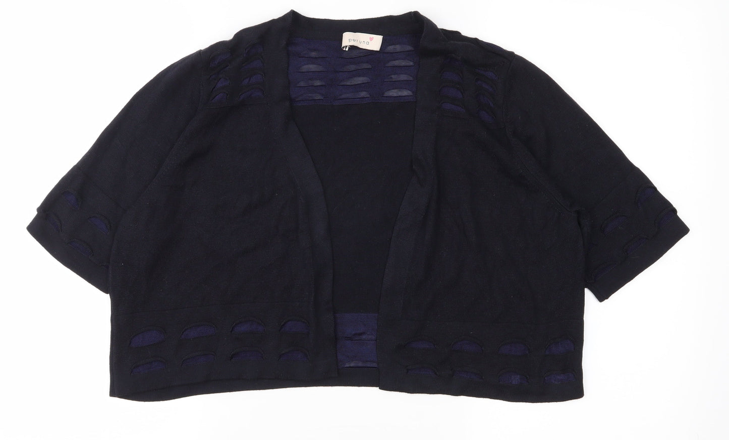 Marks and Spencer Womens Black   Cardigan Jumper Size 16