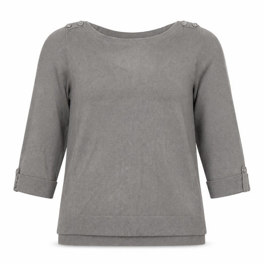 BHS Womens Grey  Knit Pullover Jumper Size 16