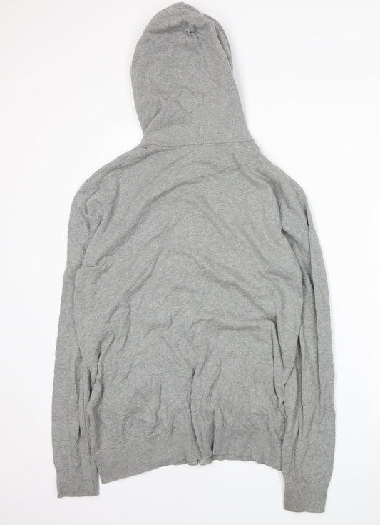 New Look Womens Grey  Knit Pullover Jumper Size 14