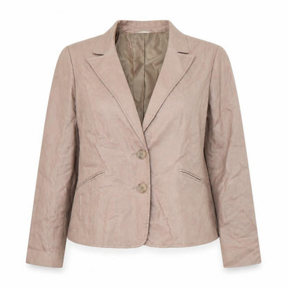 PLANET Womens Beige   Jacket Suit Jacket Size 14